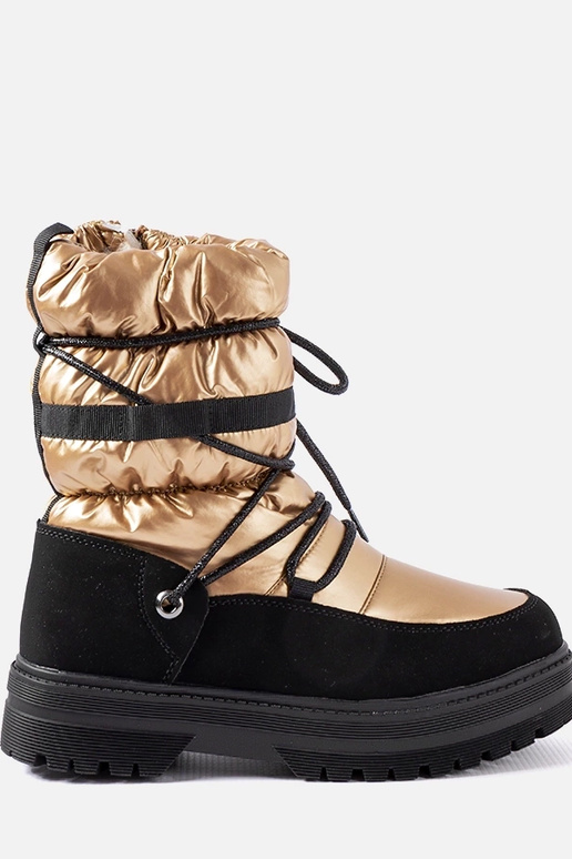 Czarne śniegowce dziewczęce Arzeno