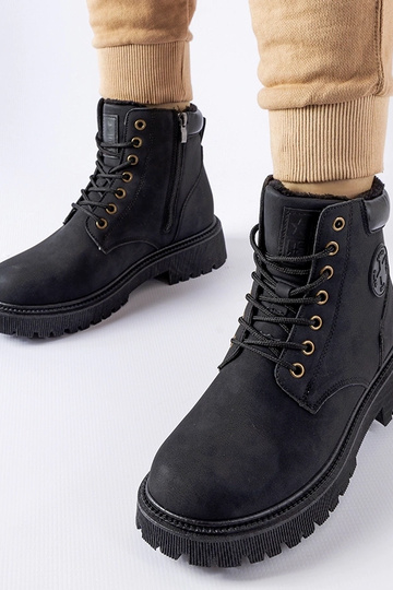 Black patent leather strada...