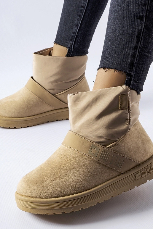 Beżowe śniegowce Big Star MM274152