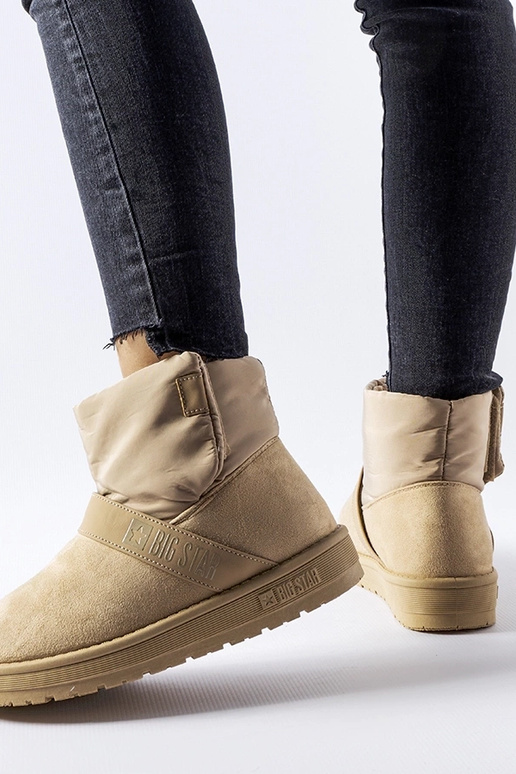 Beżowe śniegowce Big Star MM274152