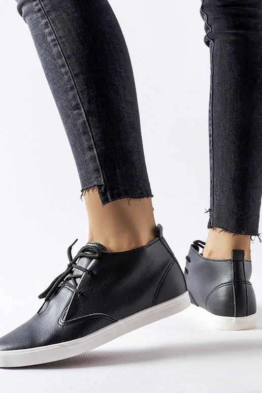 Czarne trampki do kostki Cavarzere