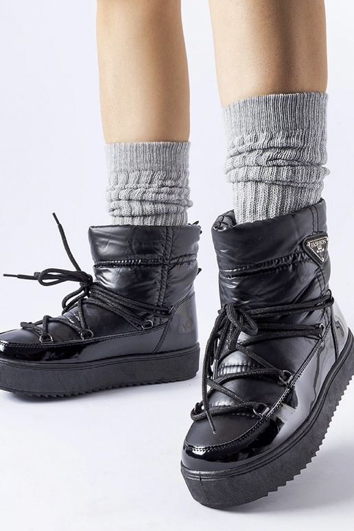 Black snowboots Arana Black snowboots Arana