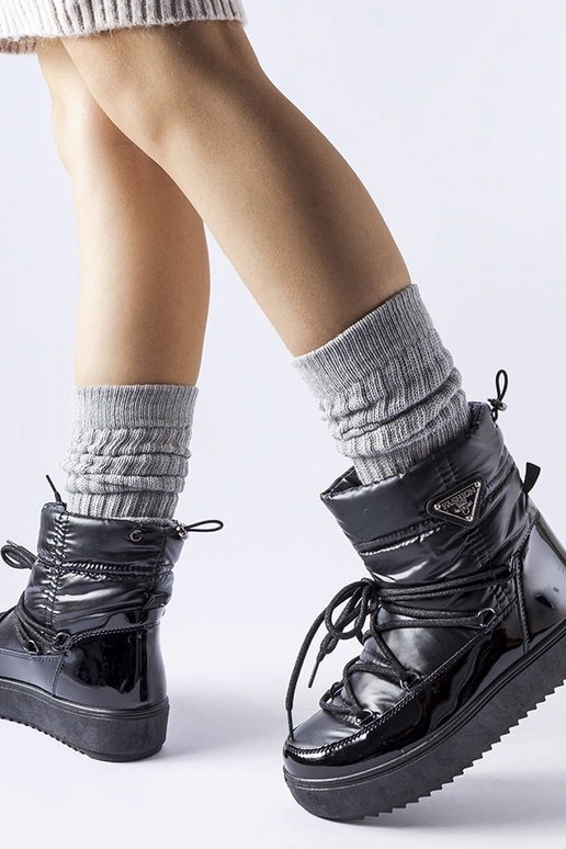 Black snowboots Arana Black snowboots Arana