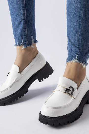 Silver loafers Ilana