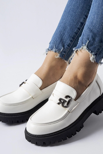 Silver loafers Ilana 2