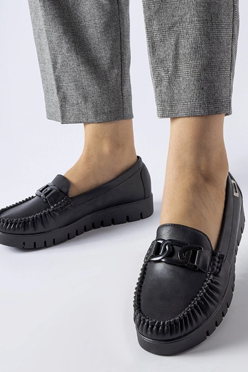 Silver loafers Ilana