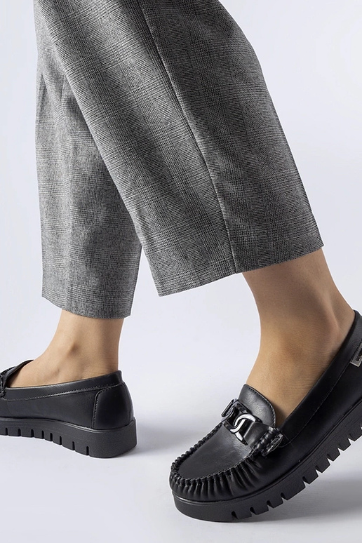 Silver loafers Ilana