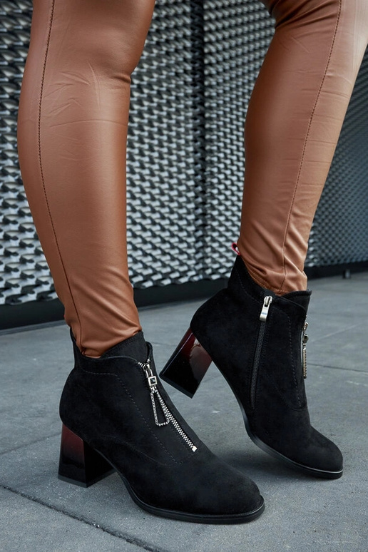 Black cowboy boots Aurore