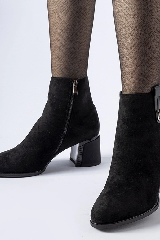 Black wedge heeled boots Etylioo Black wedge heeled boots Etylioo