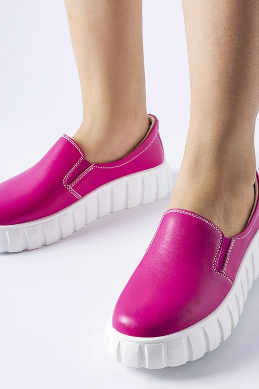 Różowe wsuwane półbuty Igreja Różowe wsuwane półbuty Igreja