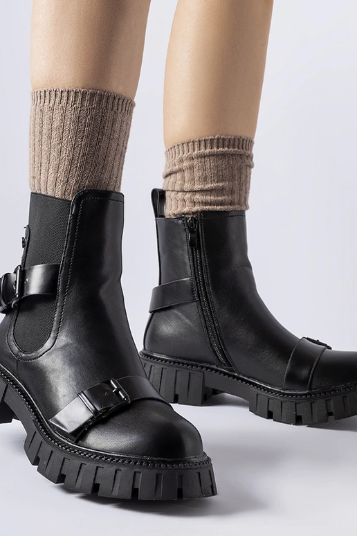 Black cowboy boots Aurore