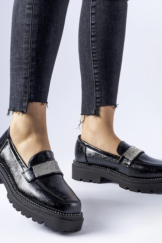 Silver loafers Ilana