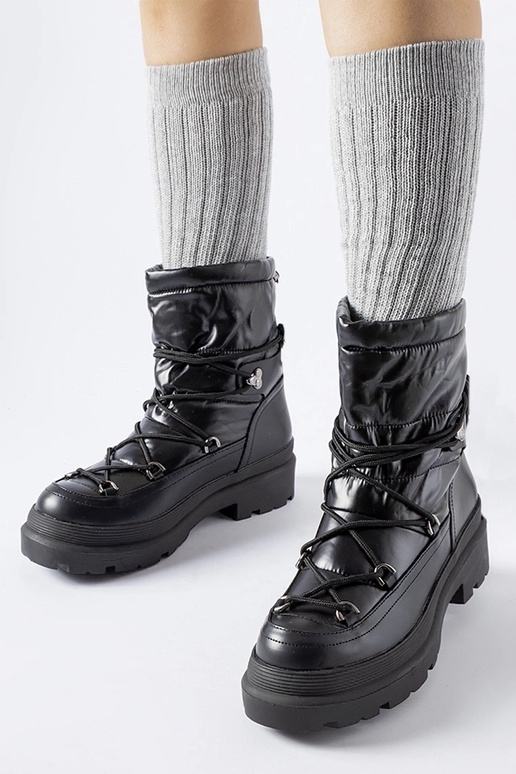 Black snowboots Arana