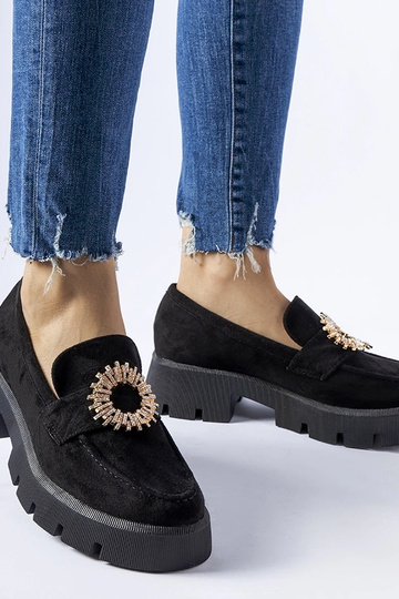 Silver loafers Ilana