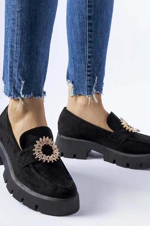 Silver loafers Ilana