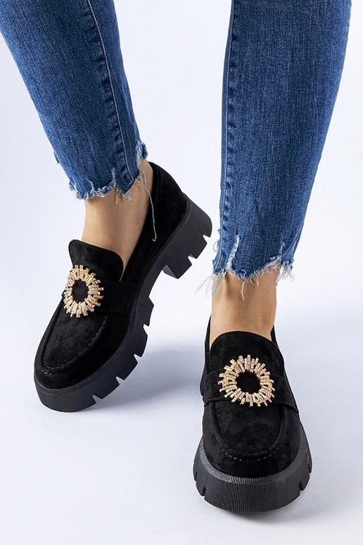 Silver loafers Ilana