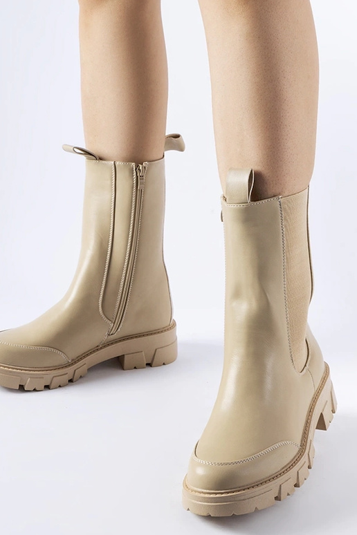 Beige boots Huff Beige boots Huff