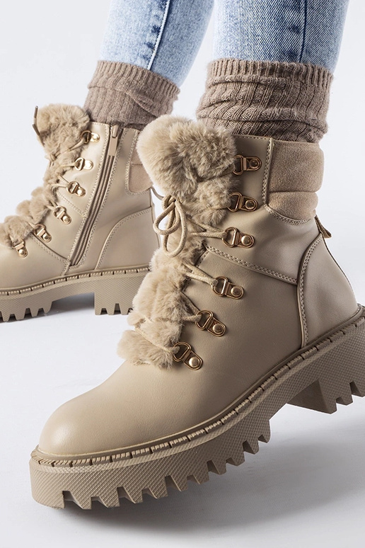 Beige boots Huff Beige boots Huff
