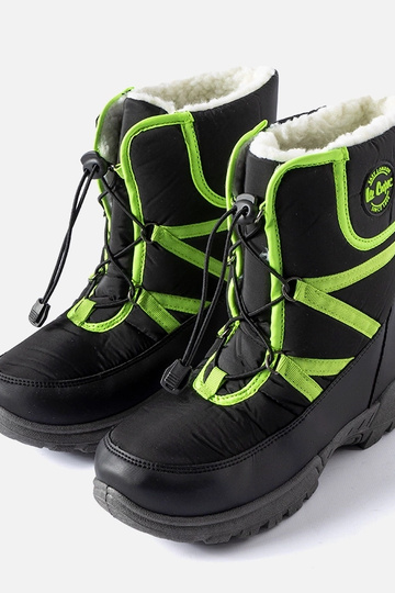 Czarne śniegowce Lee Cooper LCJ-22-44-1366K 2