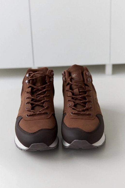 Brązowe sneakersy Lee Cooper...