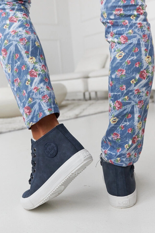 Granatowe trampki Lee Cooper...