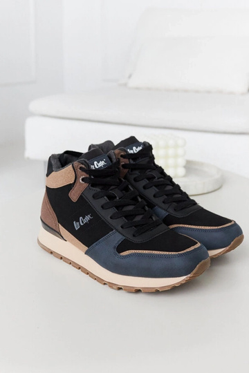 Niebiesko-brązowe sneakersy LCJ-23-31-3065M