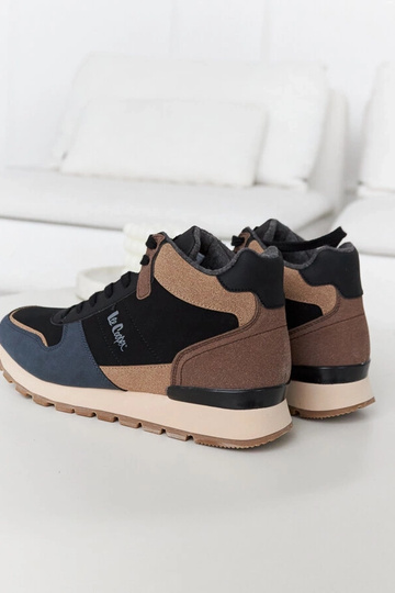 Niebiesko-brązowe sneakersy LCJ-23-31-3065M 2