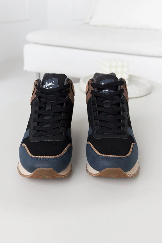 Niebiesko-brązowe sneakersy...