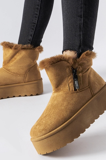 Brązowe śniegowce na... 2