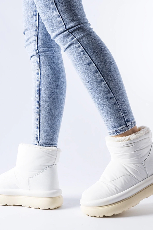 Białe ocieplane śniegowce Linwood Białe ocieplane śniegowce Linwood