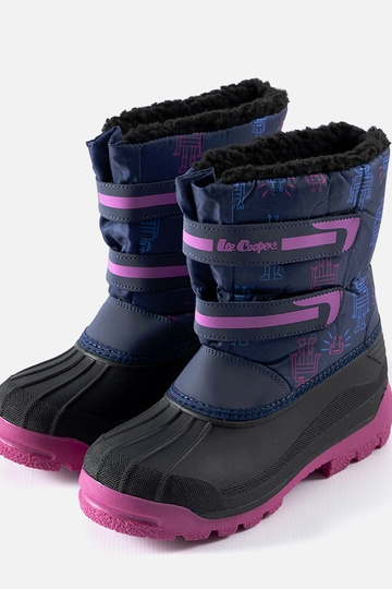 Granatowe śniegowce Lee Cooper LCJ-23-44-2007K 2