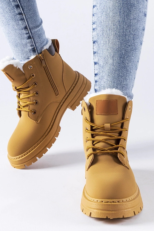 Brązowe ocieplane workery Stevens Brązowe ocieplane workery Stevens