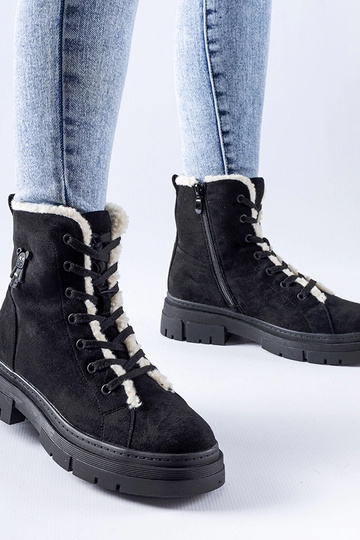Black Kanga women's snow boots