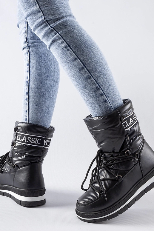 Black snowboots Arana