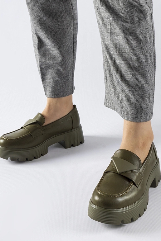 Silver loafers Ilana