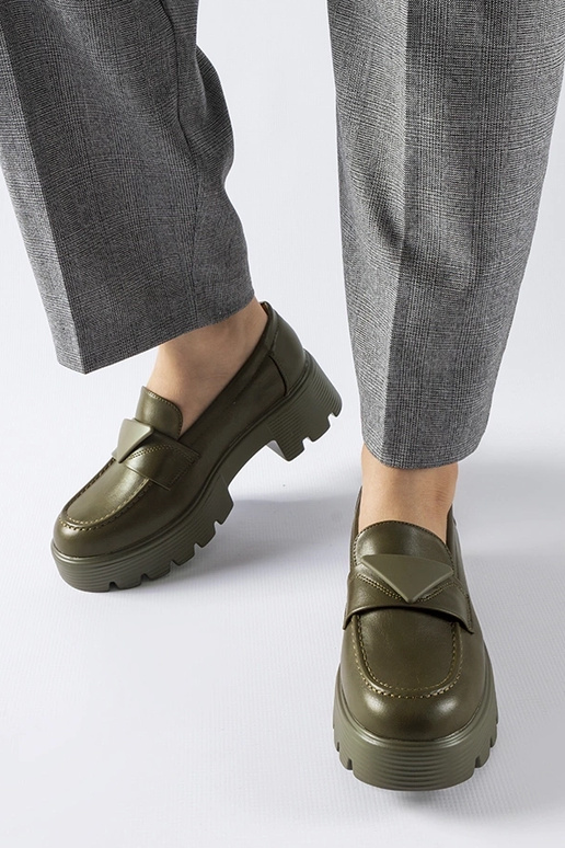 Silver loafers Ilana