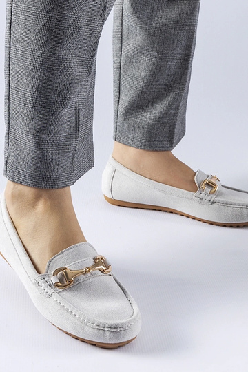 Silver loafers Ilana