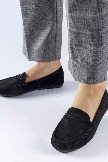 Czarne mokasyny z...