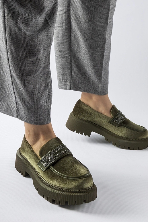 Silver loafers Ilana