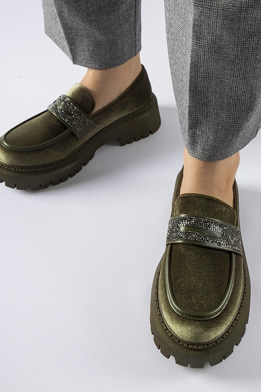 Silver loafers Ilana