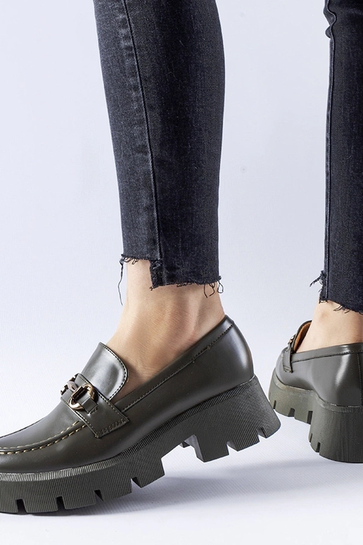 Silver loafers Ilana