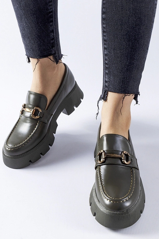 Silver loafers Ilana