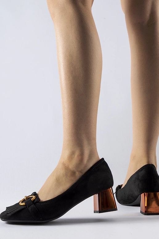 Beige high heel pumps Unos