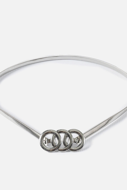 Srebrny elastyczny pasek Bartolomeo