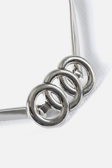 Silver elastic belt Deniger 2