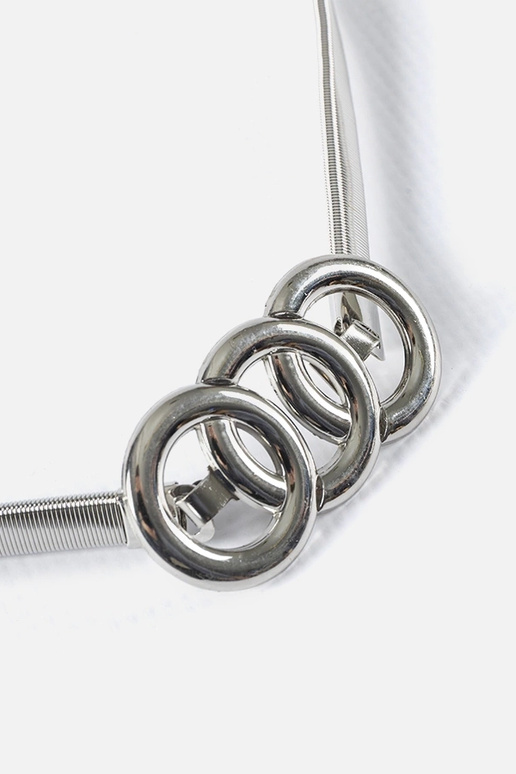 Srebrny elastyczny pasek Bartolomeo