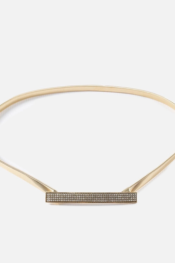 Silver elastic belt Deniger