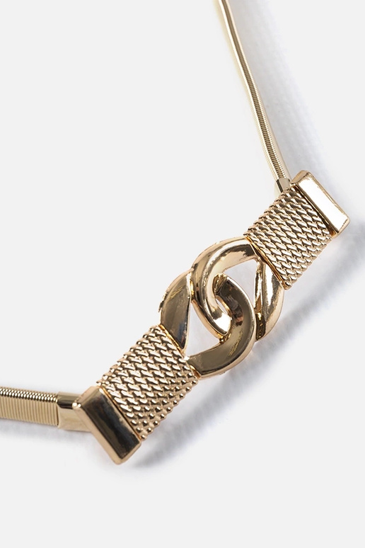 Silver elastic belt Deniger