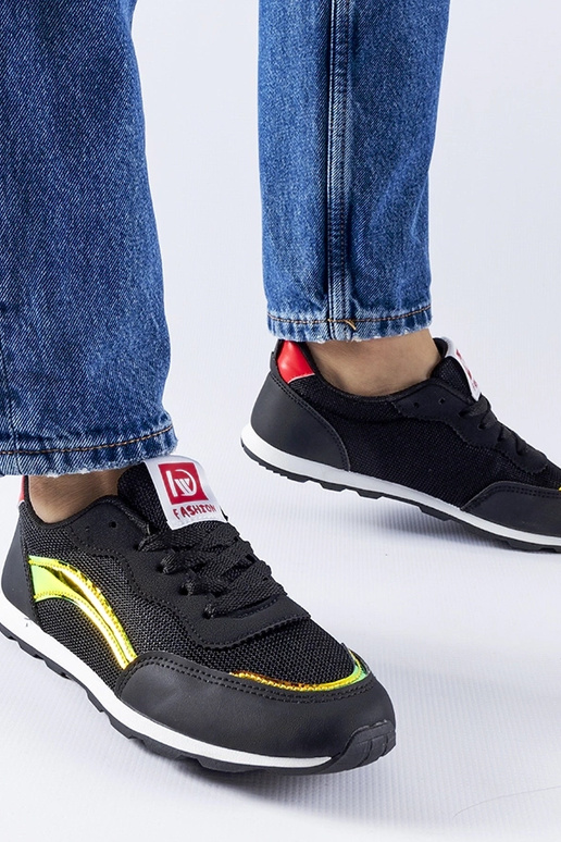 Czarne sportowe sneakersy Caviour