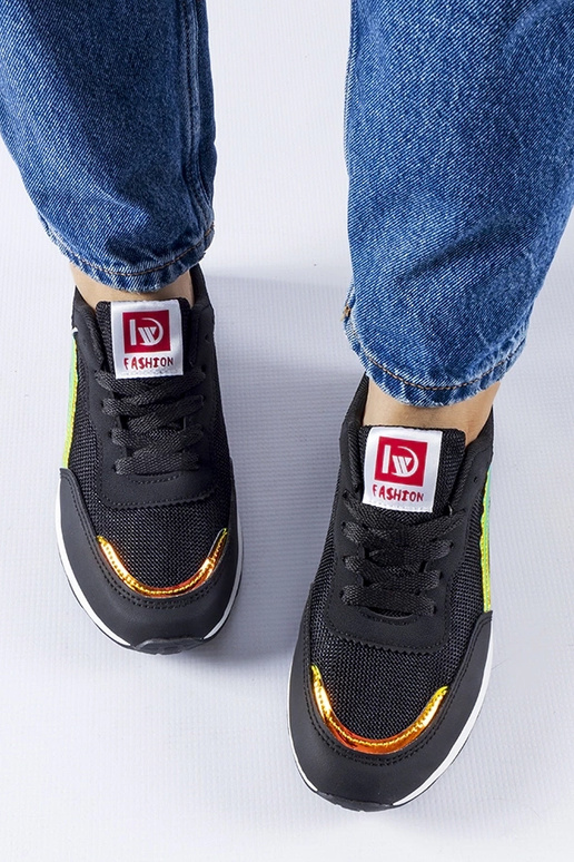 Czarne sportowe sneakersy Caviour